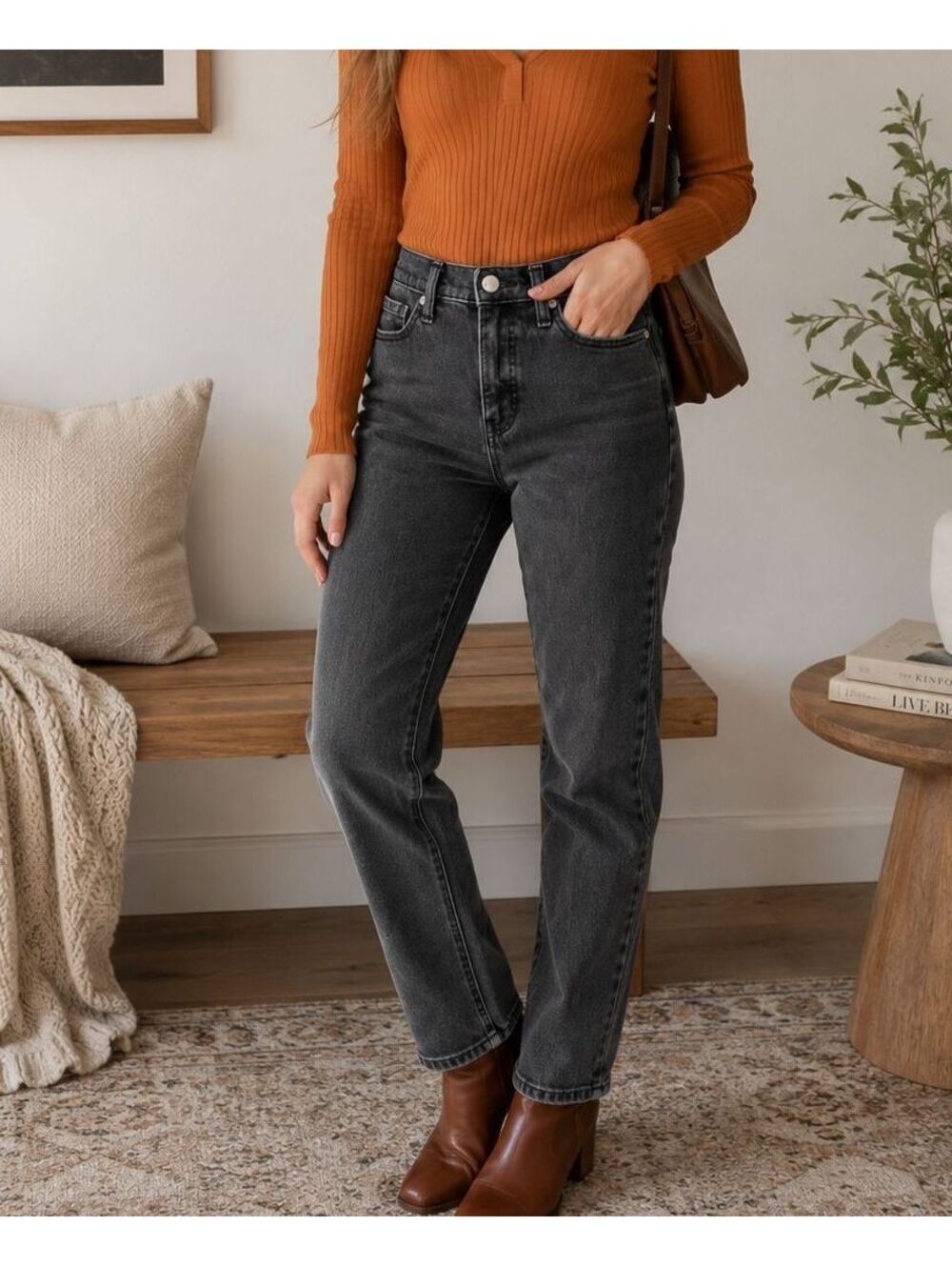 Banana Republic High Rise Black Denim Jeans - Women's 25